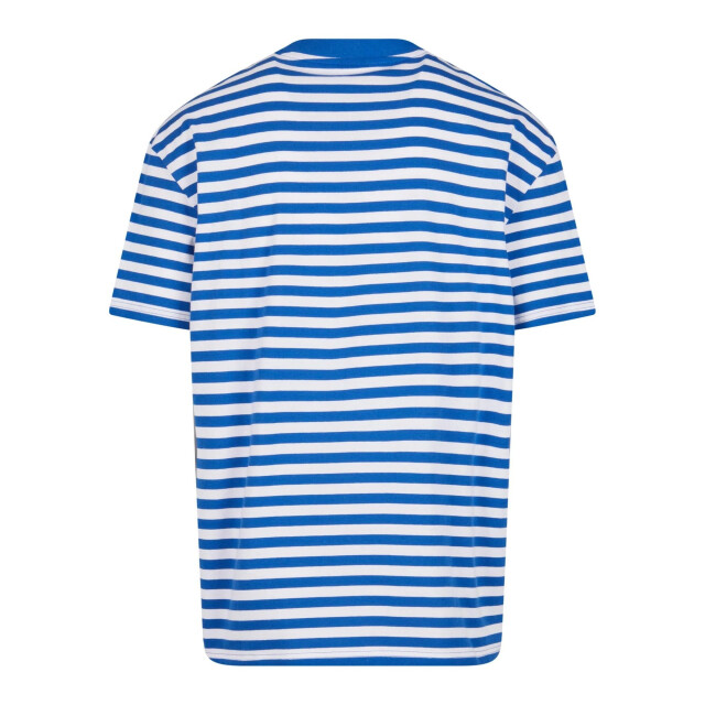 Urban Classics Heren streep regular t-shirt UTTN1168_whiteroyalblue large