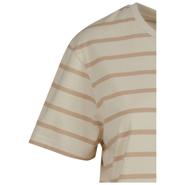 Urban Classics Dames gestreept boxy t-shirt UTTN1130_wetsandsand large