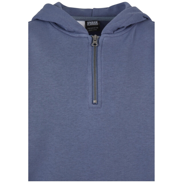Urban Classics Jongens half zip boxy hoodie UTTN1132_vintageblue large