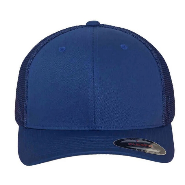 Flexfit Truckerpet van gaas UTTN1157_royalblue large