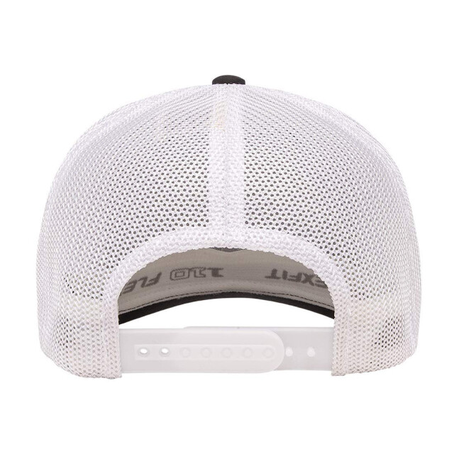 Flexfit Mesh gerecyclede trucker pet UTTN1217_blackwhite large