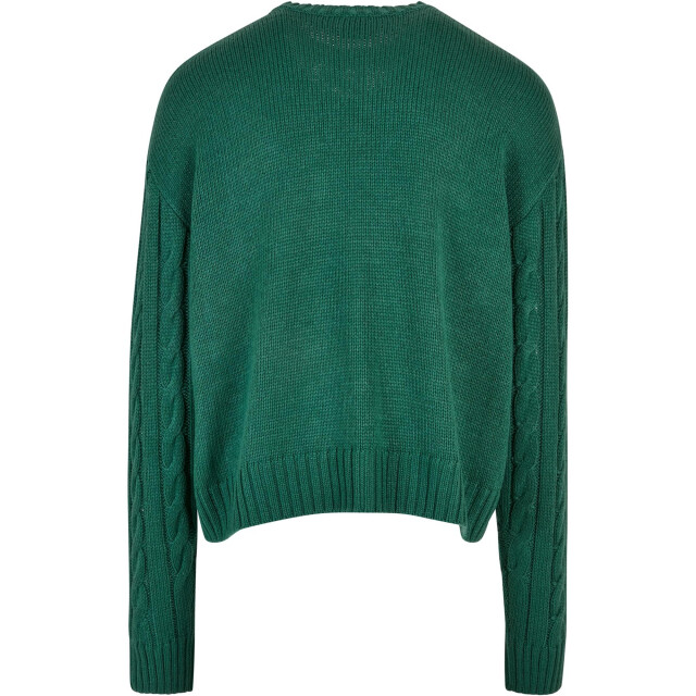 Urban Classics Heren boxy sweatshirt UTTN1179_green large