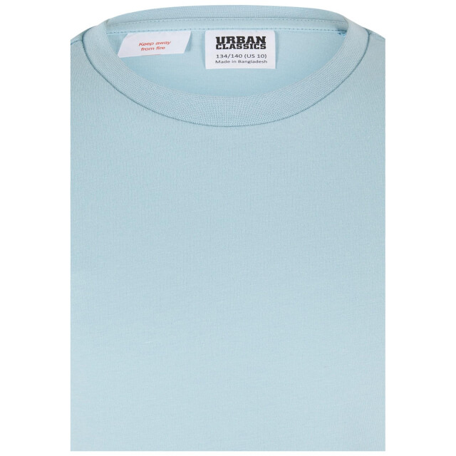 Urban Classics Meisjes jersey stretch t-shirt UTTN1156_oceanblue large