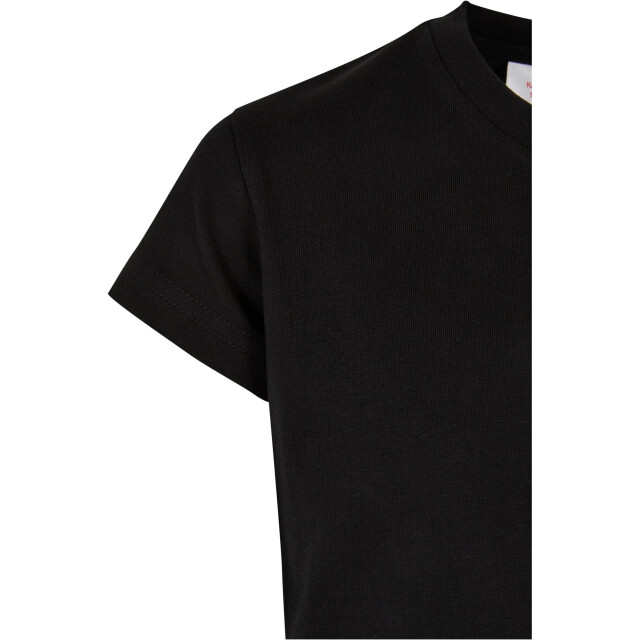 Urban Classics Meisjes organisch franje t-shirt UTTN1112_black large