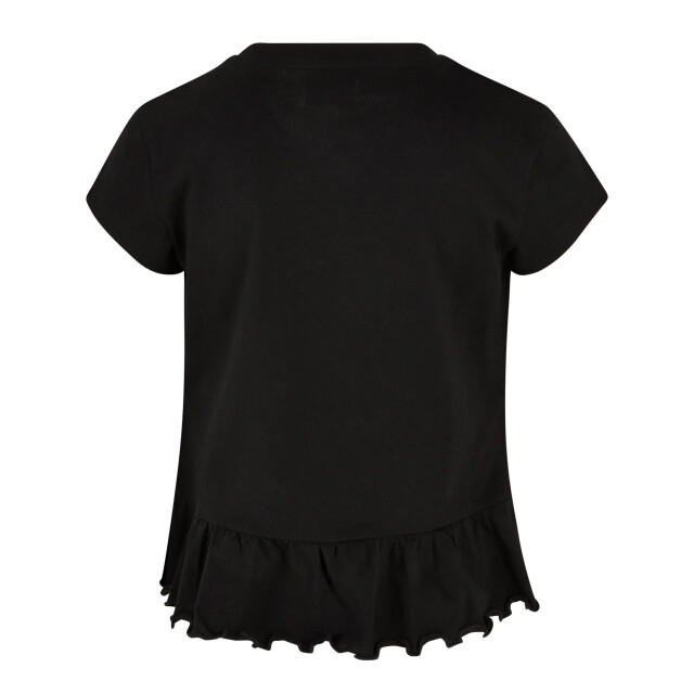 Urban Classics Meisjes organisch franje t-shirt UTTN1112_black large