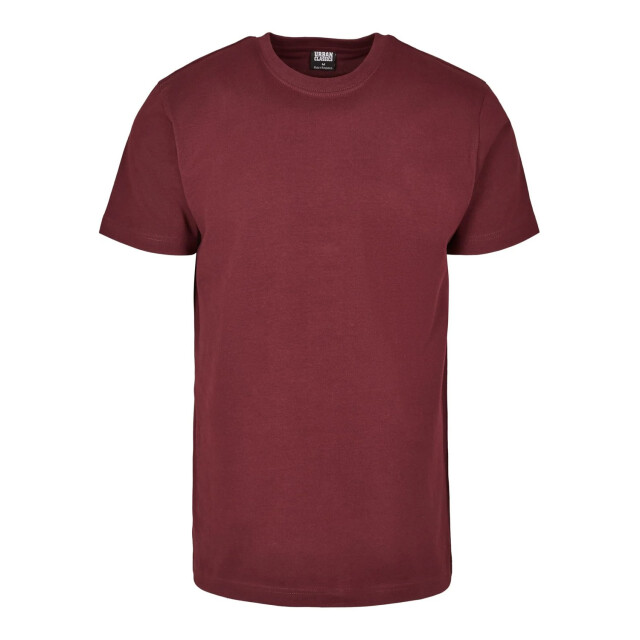 Urban Classics Heren basis effen t-shirt UTTN1206_redwine large