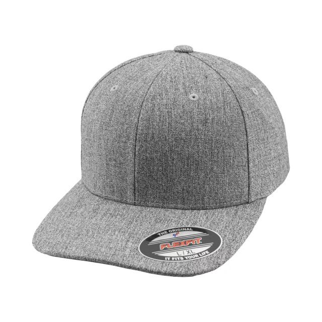 Flexfit Uniseks volwassen effen honkbalpet UTTN1169_heathergrey large