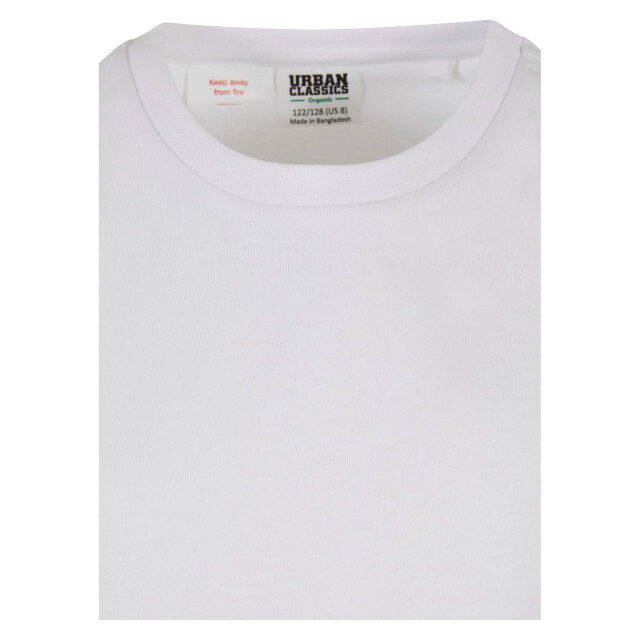 Urban Classics Meisjes organisch franje t-shirt UTTN1112_white large