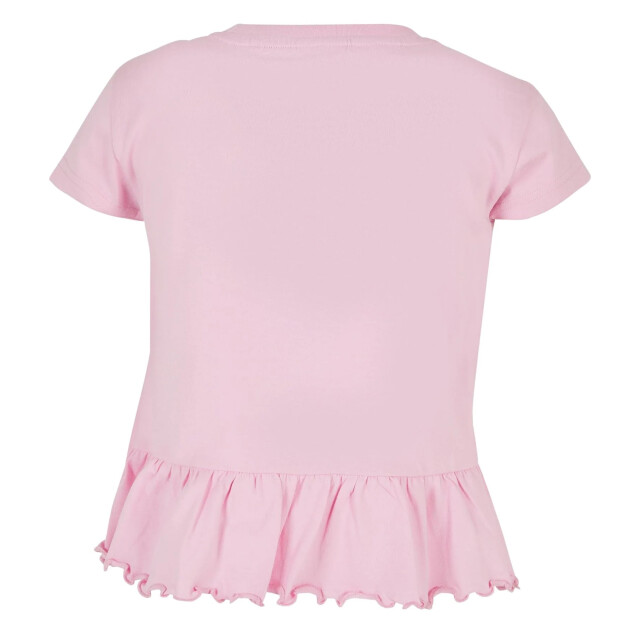 Urban Classics Meisjes organisch franje t-shirt UTTN1112_girlypink large