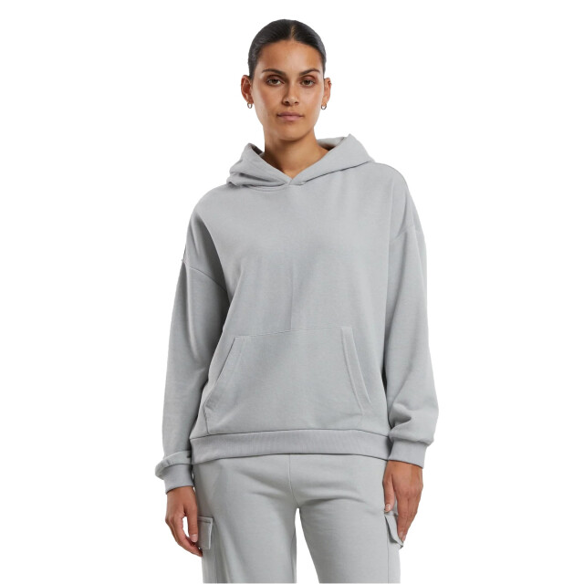 Urban Classics Dames terrycloth oversized hoodie UTTN1109_lightasphalt large