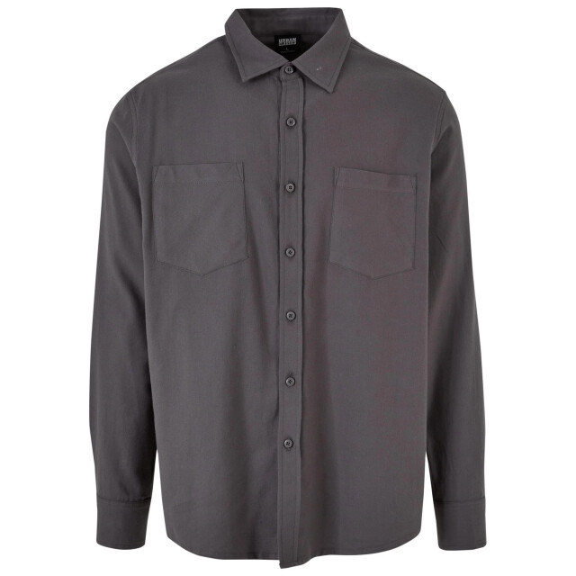 Urban Classics Flanellen heren overhemd UTTN1111_darkshadowdarkshadow large