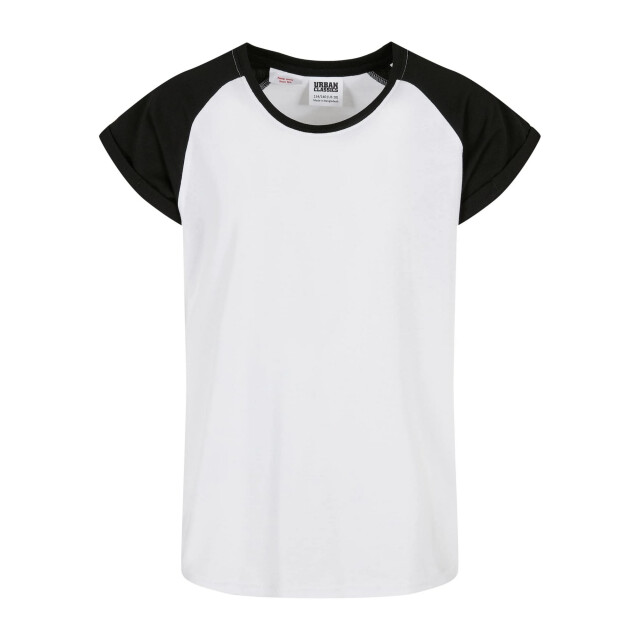 Urban Classics Meisjes contrast raglan t-shirt (set van 2) UTTN1145_salviawhiteblack large