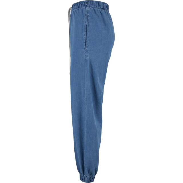 Urban Classics Dames denim lichtgewicht joggingbroek UTTN1199_skybluewashed large