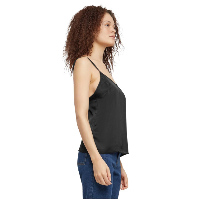 Urban Classics Dames viscose satijnen cami top UTTN1140_black large