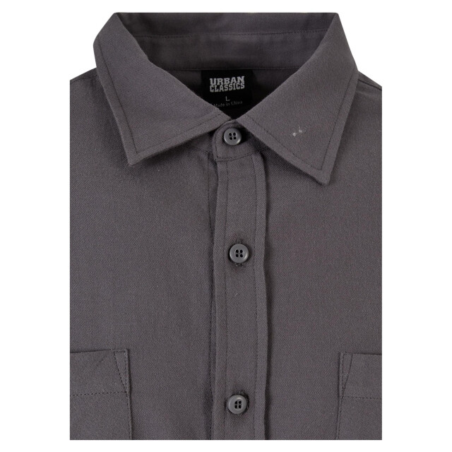 Urban Classics Flanellen heren overhemd UTTN1111_darkshadowdarkshadow large