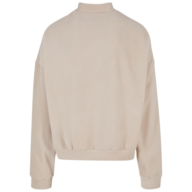 Urban Classics Heren polar fleece oversized sweatshirt UTTN1122_wetsand large