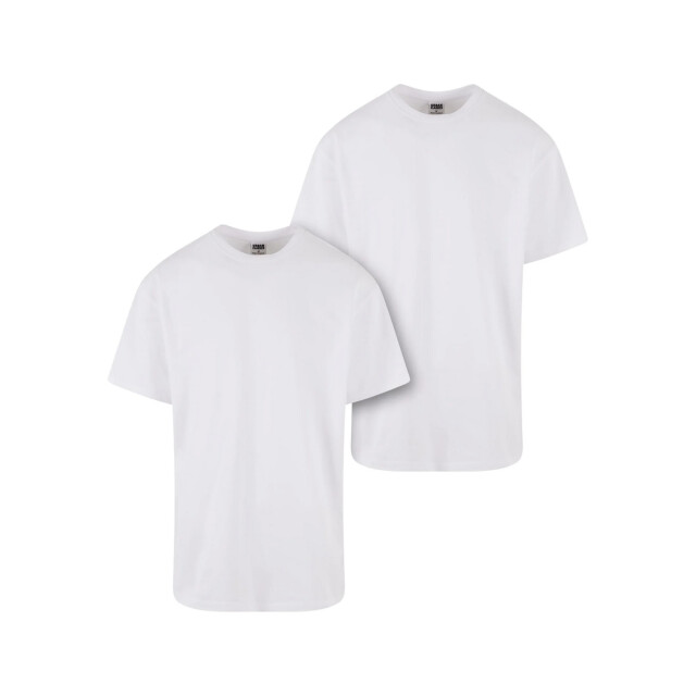Urban Classics Heren zwaargewicht oversized t-shirt (set van 2) UTTN1214_whitewhite large
