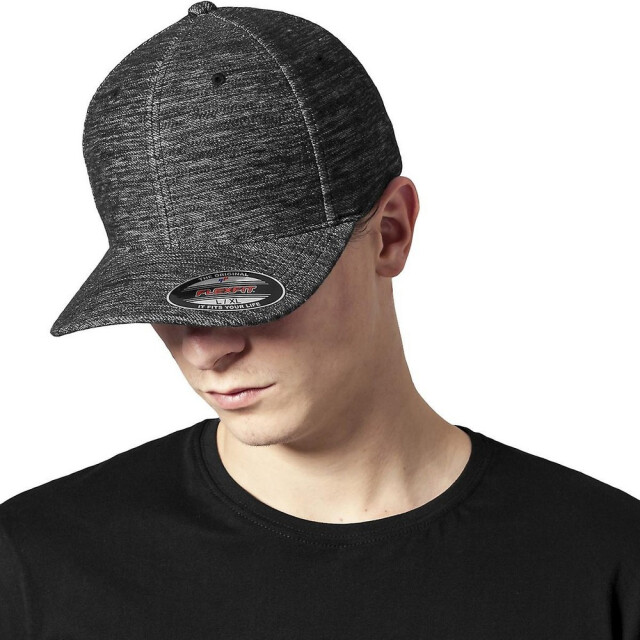Flexfit Gebreide keperstof baseballpet UTTN1125_grey large