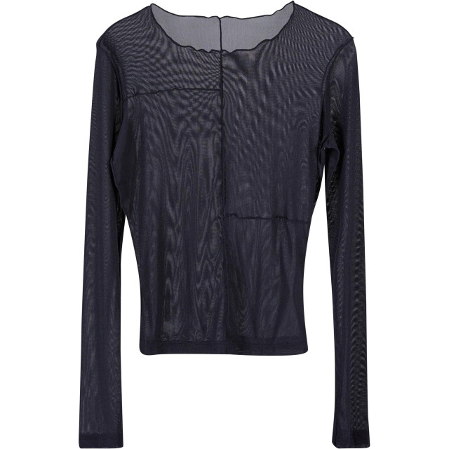 Urban Classics Dames mesh top met lange mouwen UTTN1189_black large
