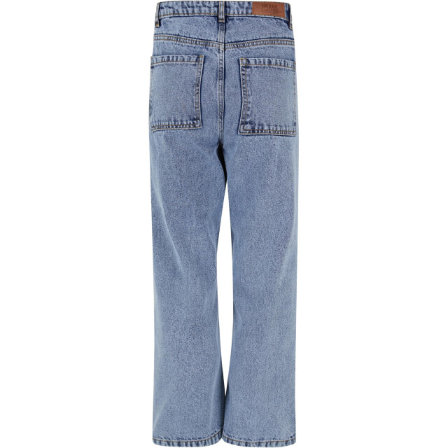 Urban Classics Dames denim cropped straight leg jeans UTTN1118_tintedwashedlightblue large