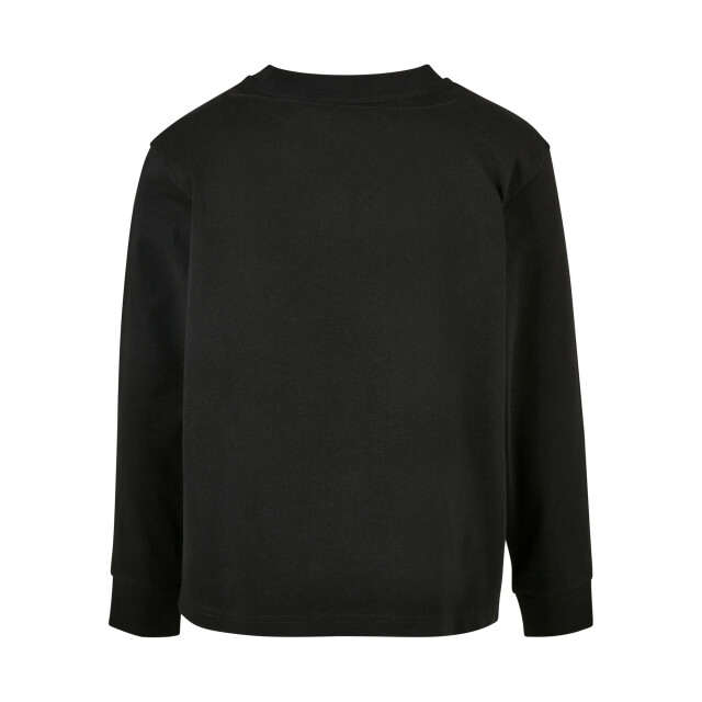 Urban Classics Jongens zwaar katoen boxy t-shirt met lange mouwen UTTN1084_black large