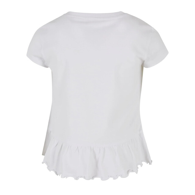 Urban Classics Meisjes organisch franje t-shirt UTTN1112_white large