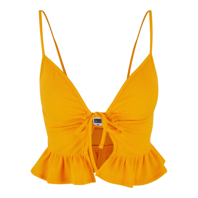 Urban Classics Dames gerimpelde wafel piqué top UTTN1086_magicmango large