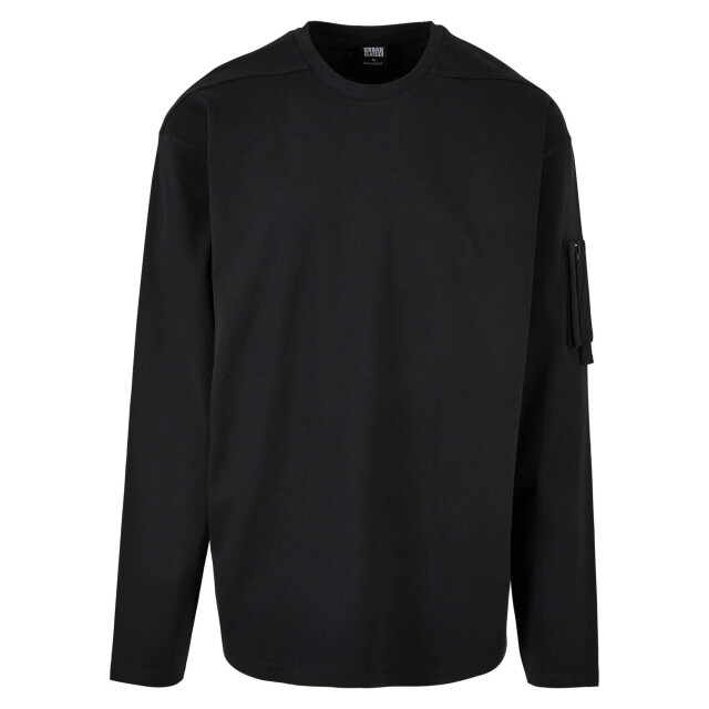 Urban Classics Heren mouw pocket t-shirt UTTN1087_black large