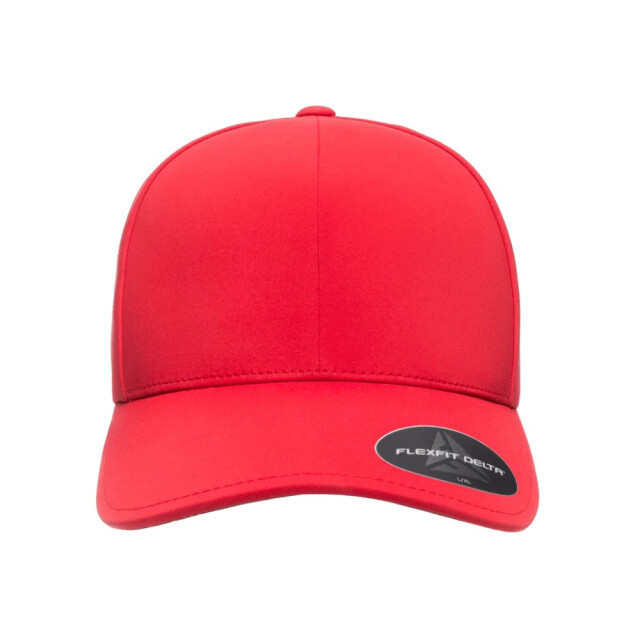 Flexfit Delta plain baseball cap UTTN1091_red large