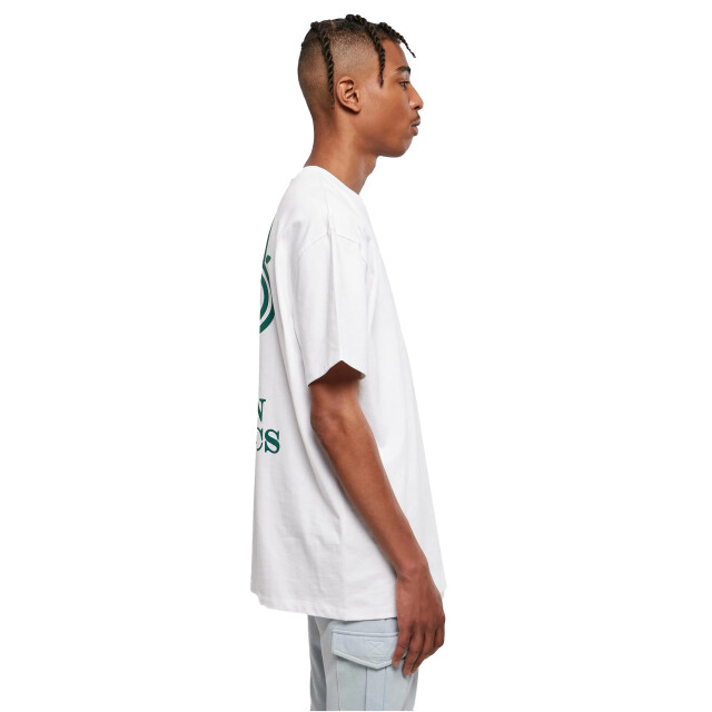 Urban Classics Heren boom biologisch katoenen logo t-shirt UTTN1104_white large