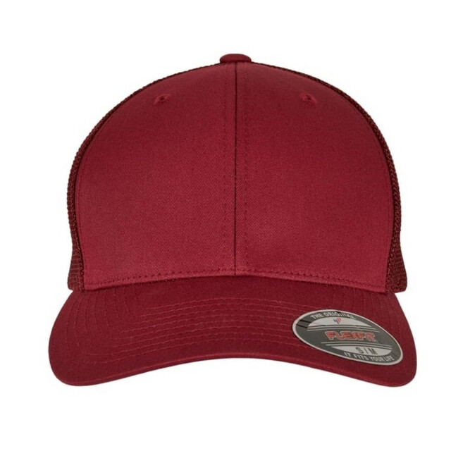 Flexfit Truckerpet van gaas UTTN1157_cranberry large