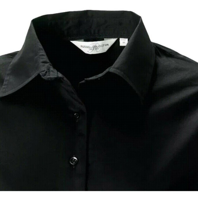 Russell Athletic Collectie dames lange mouw easy care oxford shirt UTFK743_black large