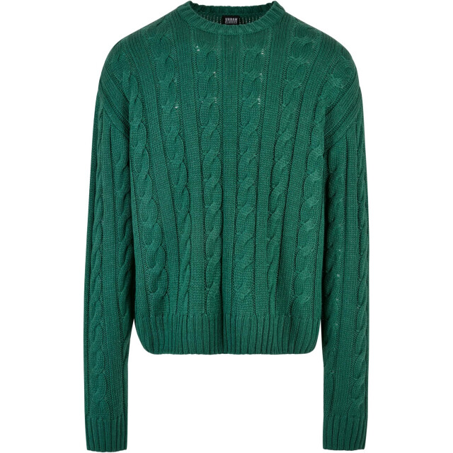 Urban Classics Heren boxy sweatshirt UTTN1179_green large