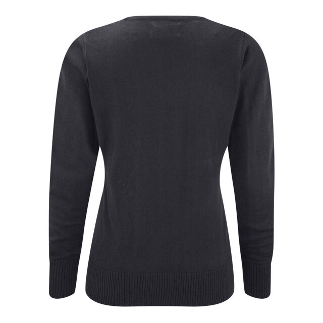 Russell Athletic Collectie dames v-hals gebreid vest UTFK734_charcoalmarl large