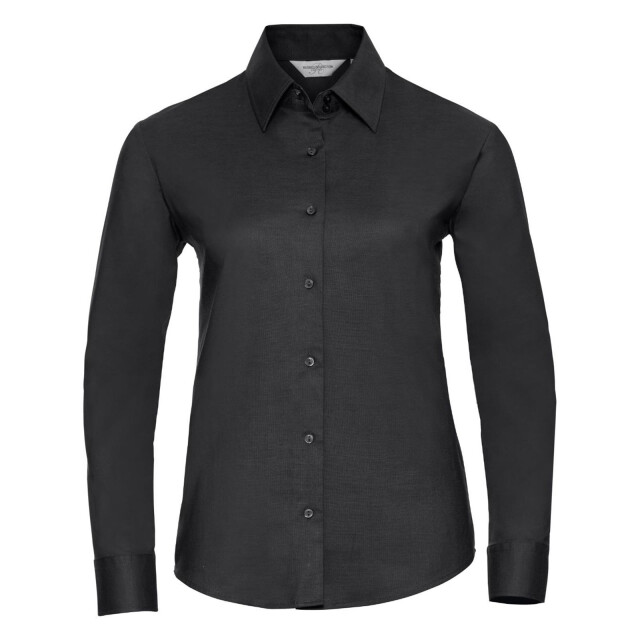 Russell Athletic Collectie dames lange mouw easy care oxford shirt UTFK743_black large