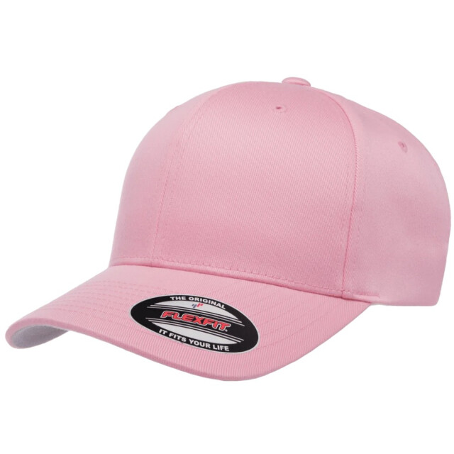 Flexfit Kinder/kinder wooly combed baseball cap UTTN1137_pink large