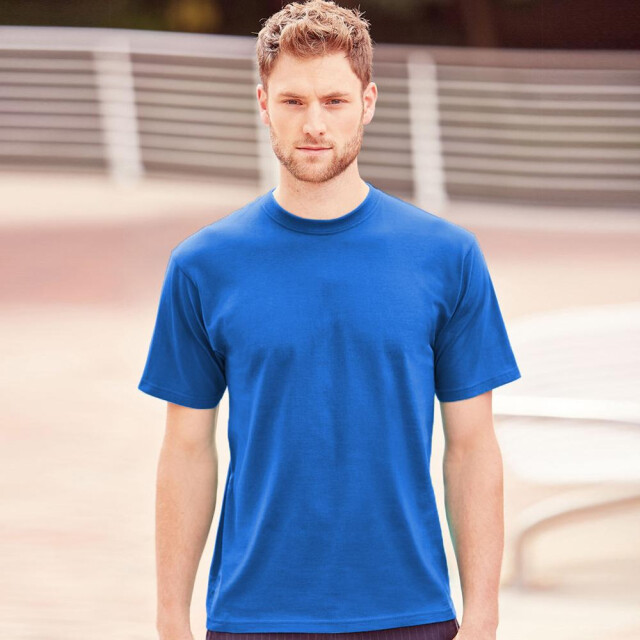 Jerzees Colours Heren klassiek t-shirt met korte mouwen UTFK731_azureblue large