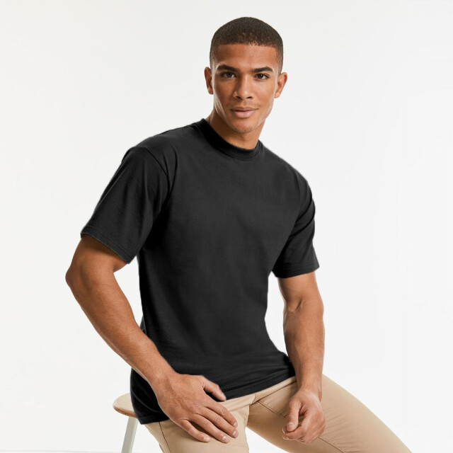 Jerzees Colours Heren klassiek t-shirt met korte mouwen UTFK731_black large