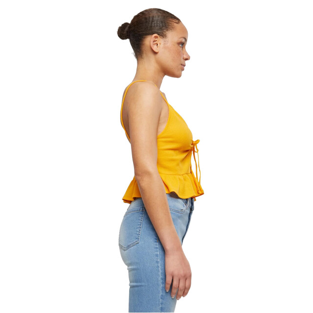 Urban Classics Dames gerimpelde wafel piqué top UTTN1086_magicmango large
