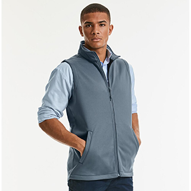 Russell Athletic Heren smart softshell gilet jacket UTFK719_convoygrey large