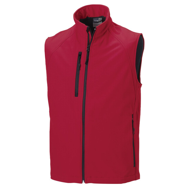 Russell Athletic Heren 3 laags zacht schaaltje giletjasje UTFK721_classicred large