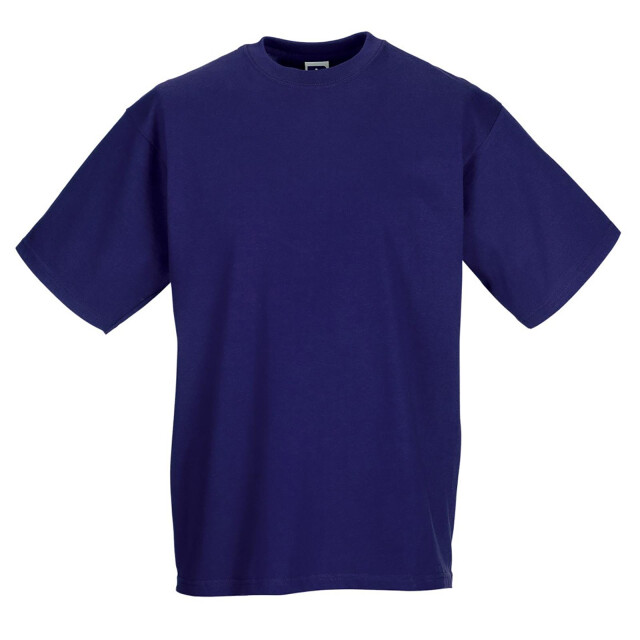 Jerzees Colours Heren klassiek t-shirt met korte mouwen UTFK731_purple large