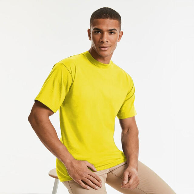 Jerzees Colours Heren klassiek t-shirt met korte mouwen UTFK731_yellow large