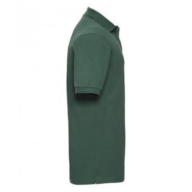 Russell Athletic Heren ripple collar & manchet poloshirt met korte mouwen UTFK708_bottlegreen large