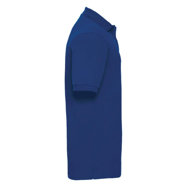 Russell Athletic Heren ripple collar & manchet poloshirt met korte mouwen UTFK708_brightroyal large