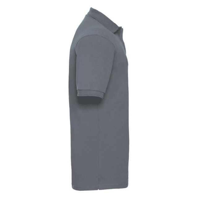 Russell Athletic Heren ripple collar & manchet poloshirt met korte mouwen UTFK708_convoygrey large
