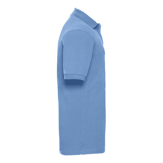 Russell Athletic Heren ripple collar & manchet poloshirt met korte mouwen UTFK708_skyblue large