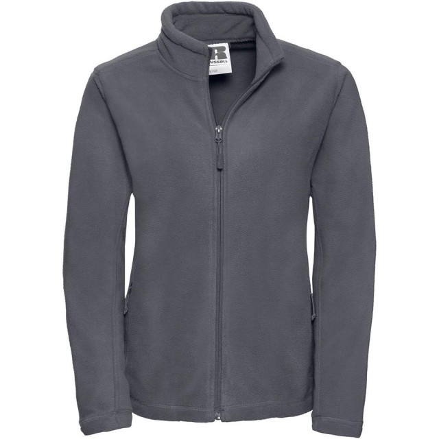 Jerzees Colours Russell kleuren dames full zip openlucht fleece jasje UTFK713_convoygrey large