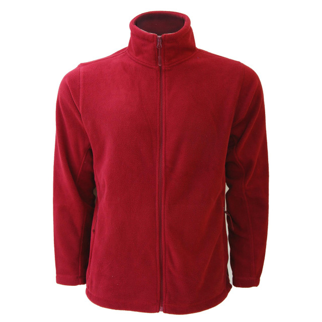 Russell Athletic Heren full zip outdoor fleece jacket UTFK714_classicred large