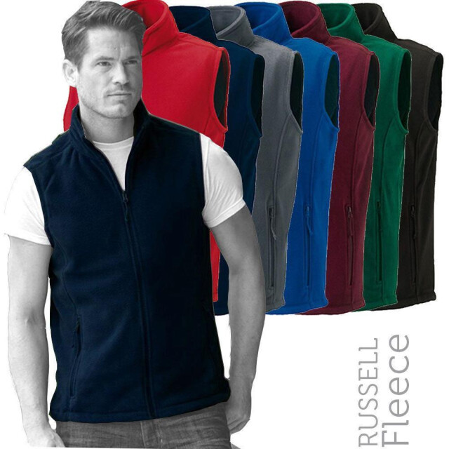 Russell Athletic Fleece vest / bodywarmer UTFK715_frenchnavy large